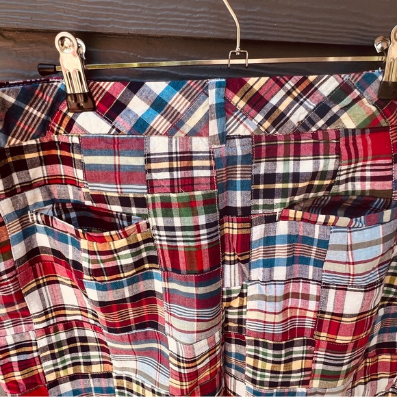 British Khaki Plaid Skirt - Picture 7 of 12